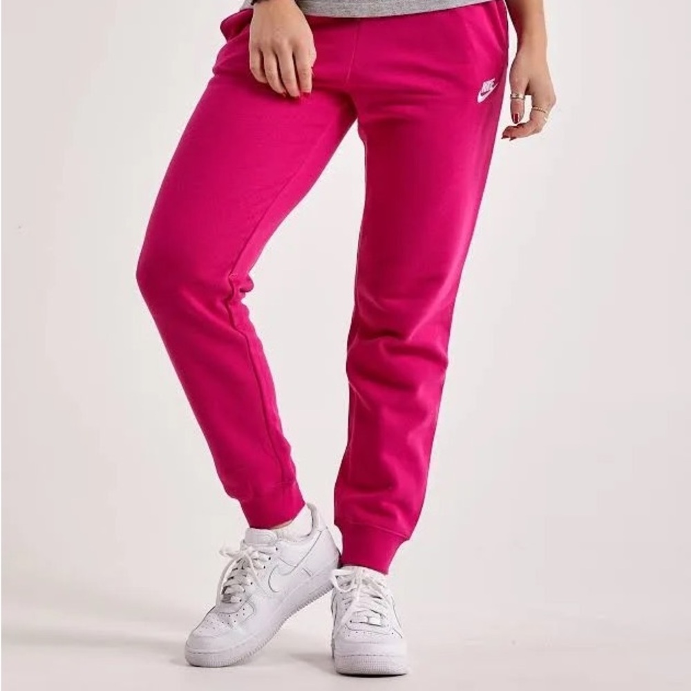 Nike-Midrise Joggers-Hot Pink Reg XS small